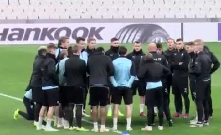 UEFA Avrupa Ligi I Grubu’ndaki son maçında deplasmanda Beşiktaş ile