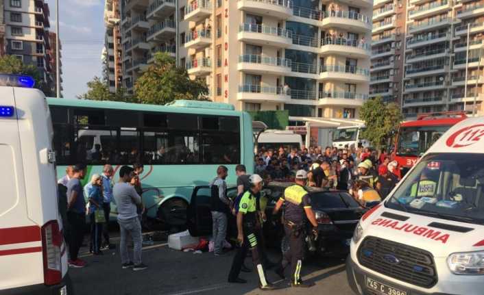 Manisa’da halk otobüsü, öğrenci