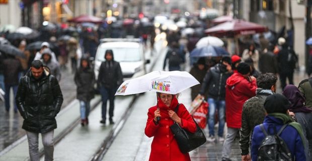 Meteoroloji 1. Bölge Müdürlüğü, Marmara Bölgesi genelinde aralıklı sağanak yağış