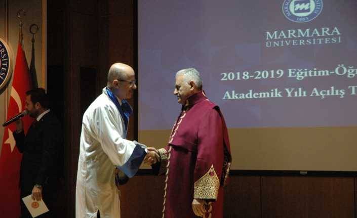 Marmara Üniversitesi 2018-2019 Akademik Yılı Açılış törenine katılan TBMM Başkanı