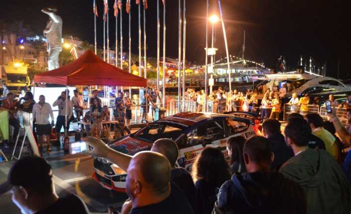 Marmaris’ta 23ülkeden 45 ekibin katıldığı Dünya Ralli Şampiyonası heyecanı devam
