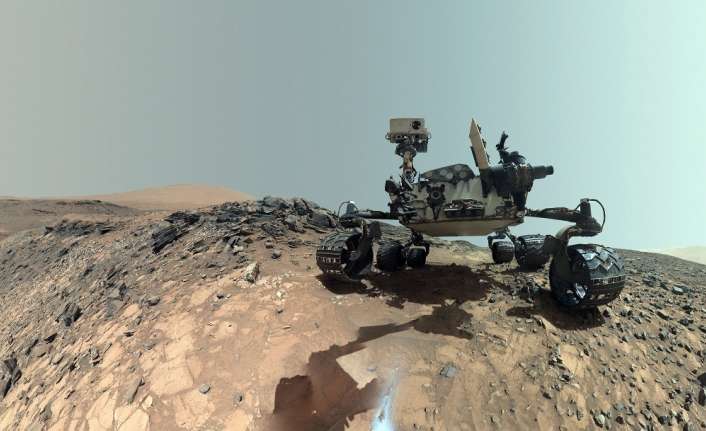 Mars’ın yüzeyinde araştırma yapan keşif robotu Curiosity tarafından gezegende organik