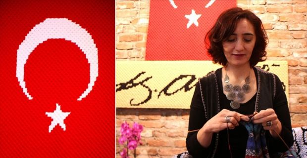 Eskişehir'de yaşayan örgü eğitmeni, 4 ayda hazırladığı 90 bin 112