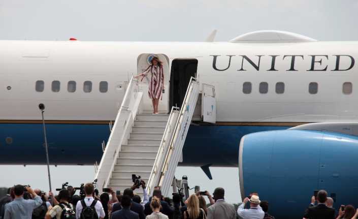 ABD Başkanı Donald Trump’ın eşi Melania Trump, çocuklar için düzenlediği