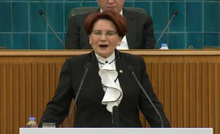 İYİ Parti Genel Başkanı Meral Akşener, partisinin TBMM’deki grup toplantısında