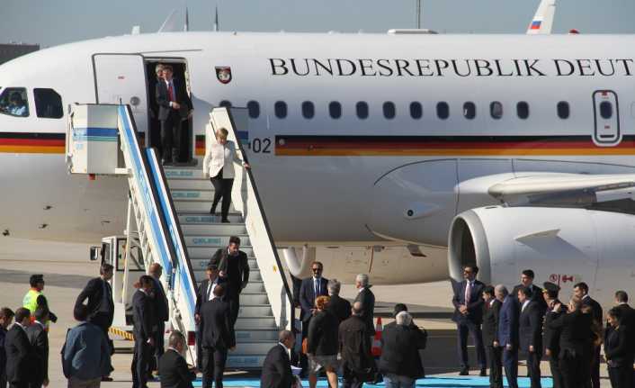 Almanya Başbakanı Angela Merkel, dörtlü Suriye Zirvesi’ne katılmak üzere İstanbul’a