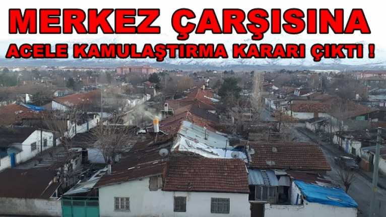 Erzincan'da yer alan bazı taşınmazlar için Erzincan Belediye Başkanlığı tarafından