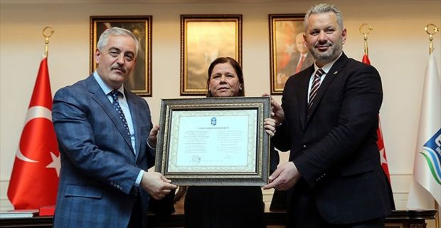 İsrail hapishanelerinde tutuklu Filistin'in Fetih Hareketi liderlerinden Mervan Barguti'nin eşine