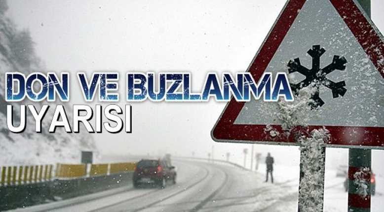 Meteoroloji Genel Müdürlüğü bu gece ve yarın sabah saatlerinde yurdun
