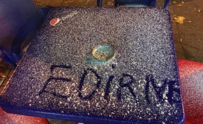Meteoroloji’nin Edirne için bu akşam saatlerinden itibaren karla karışık yağmur