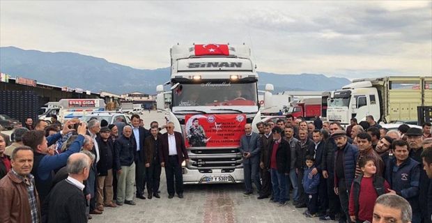 Antalya'nın Kaş ilçesinden, Zeytin Dalı Harekatı kapsamında görev yapan Mehmetçik'e