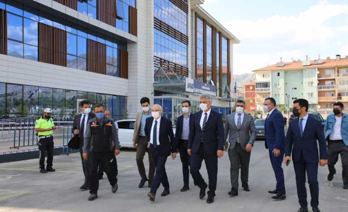 Bir dizi ziyaretlerde bulunmak ve toplantılara katılmak üzere Erzincan’a gelen