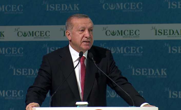 Cumhurbaşkanı Recep Tayyip Erdoğan, İslam ülkelerine çağrıda bulunarak, "Yerli ve