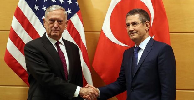 Milli Savunma Bakanı Canikli ile ABD Savunma Bakanı Mattis'in, NATO