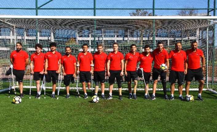 Meksika’da düzenlenen Ampute Futbol Dünya Kupası’nda mücadele eden Türkiye Ampute