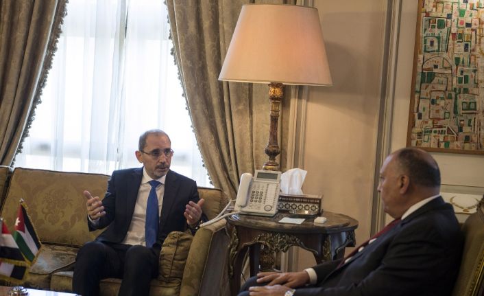 Mısır Dışişleri Bakanı Sameh Shukri ve Ürdün Dışişleri Bakanı Ayman