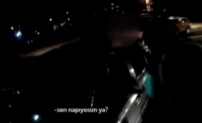 İstanbul Fatih’te Vatan Caddesi üzerinde motosiklet sürücüleri seyir ettiği sırada,