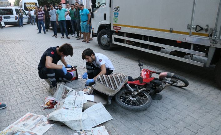 Adana’da meydana gelen motosiklet kazasında 1 çocuk hayatını kaybederken 1