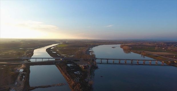 DSİ Genel Müdürlüğü'nce Meriç Nehri'nin taşmasını önlemek amacıyla hazırlanan ve