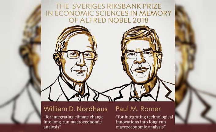 2018 Nobel Ekonomi Ödülüne William Nordhaus ve Paul Romer layık
