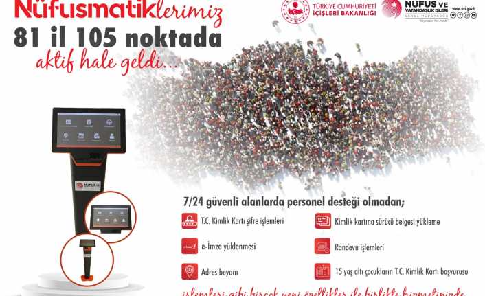İç İşleri Bakanlığı Nüfus ve Vatandaşlık İşleri Genel Müdürlüğü tarafından