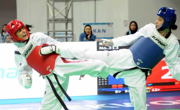 Milli taekwondocu Nur Tatar Askari, Çin’de düzenlenen Grand Slam’de finalde