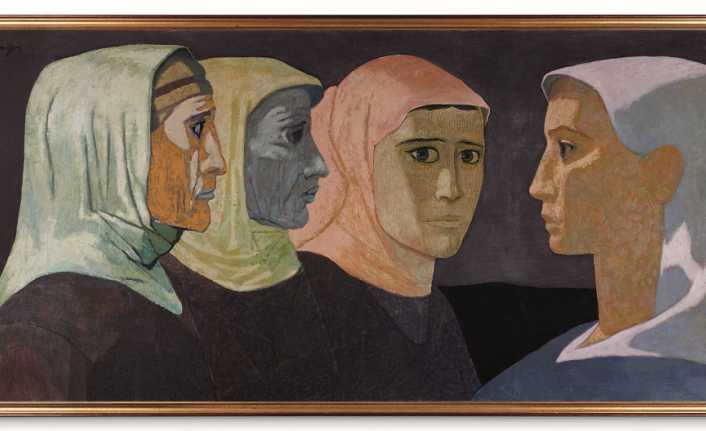 Toplumsal-gerçekçi sanat akımının önde gelen ressamlarından ve Anadolulu kadın portreleriyle