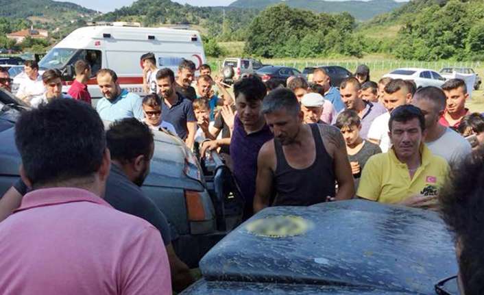 Zonguldak’ın Ereğli ilçesinde düzenlenen Offroad yarışları sırasında meydana gelen kaza
