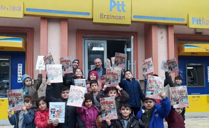 Erzincan’da Salih Erkan İlkokulu öğrencileri, yurt içi ve yurt dışındaki