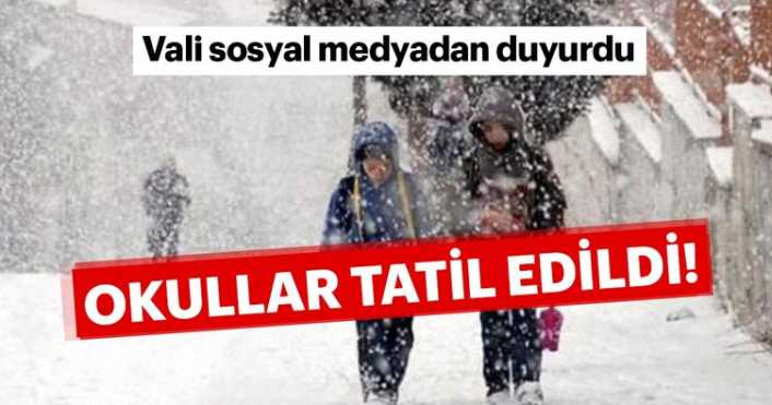 Erzincan'da gece saatlerinde etkili olan kar yağışı sabah saatlerinde de