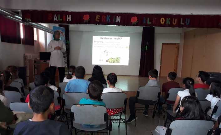 Erzincan’da Salih Erkan İlkokulu öğrencilerine yönelik sağlıklı beslenme ve fiziksel