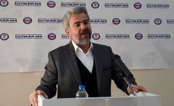 Olçum: İnsana dair her şeyi önceledik Eğitim Bir Sen Genel Başkan Yardımcısı Atilla Olçum, Eğitim Bir