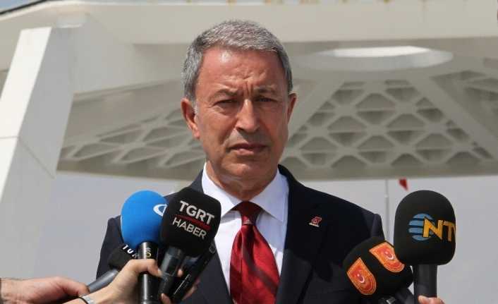 Milli Savunma Bakanı Hulusi Akar, "Mavi Vatanımız denizlerimizde ve hava