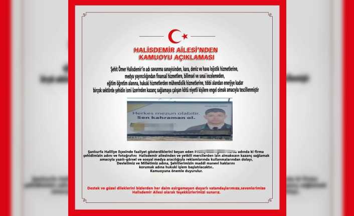 15 Temmuz Kahramanı Ömer Halisdemir’in fotoğrafının Urfa’da özel bir eğitim