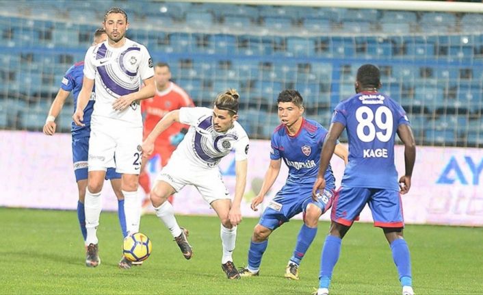 Spor Toto Süper Lig'in 26. haftasında Osmanlıspor, deplasmanda Kardemir Karabükspor'u
