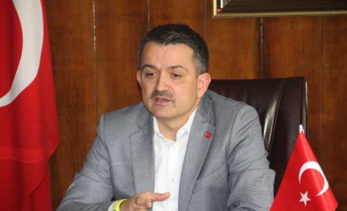 Tarım ve Orman Bakanı Bekir Pakdemirli, "Yaklaşık 3 milyar 400