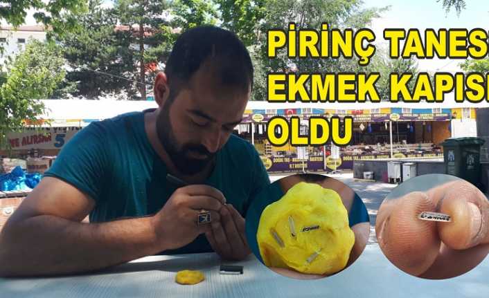 Erzincan’da Ramazan ayının başında açılan Yerel Ticaret fuarında hediyelik eşya