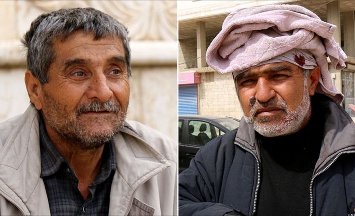 Terör örgütü PYD/PKK'nın Afrin'de kalmaya mahkum ettiği sivillerden Ebu Ahmet,