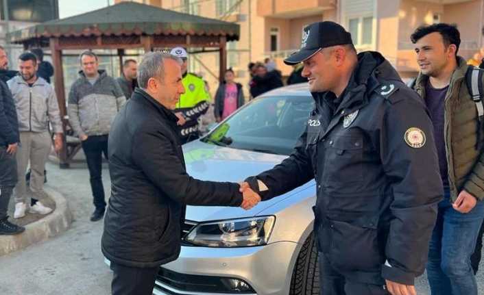 Polisler Erzincan’a Dönüş Yaptı Kahramanmaraş'ta görev alan Erzincan Emniyet Müdürlüğüne bağlı polis ekipleri Erzincan’a