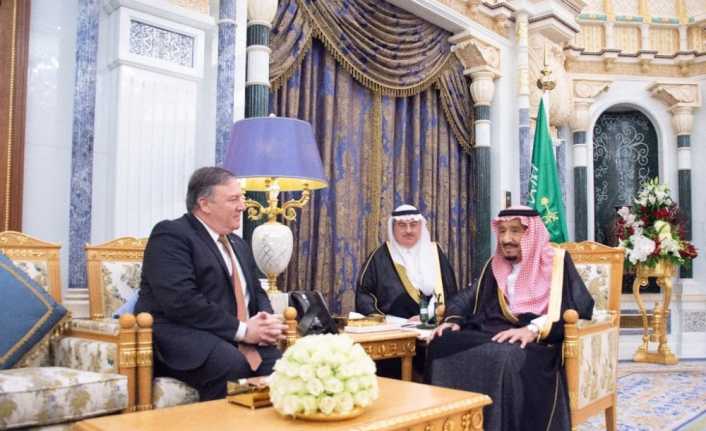 ABD Dışişleri Bakanı Mike Pompeo, Suudi Arabistan Kralı Selman’a kaybolan