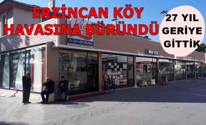 Erzincan’ın tarihi birkaç yapısından biri olan Eski Belediye binasının arkasına