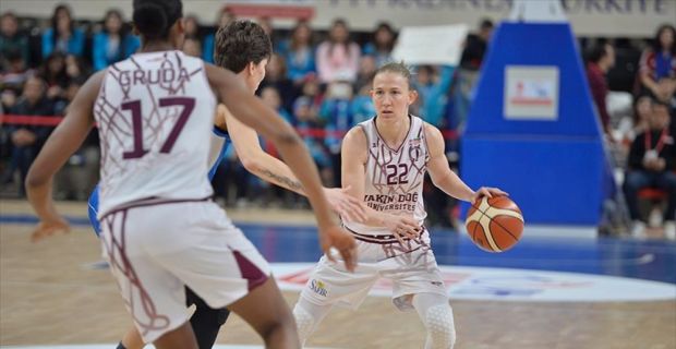 Kadınlar basketbolda PTT Türkiye Kupası'nı, finalde Hatay Büyükşehir Belediyespor'u 86-79