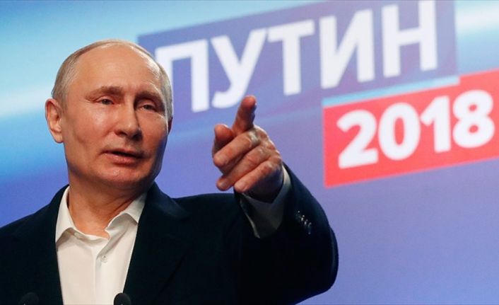 Rusya’daki devlet başkanlığı seçiminin galibi yüzde 76,67 oyla Putin oldu.
