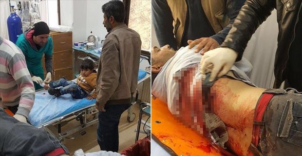 Terör örgütü PYD/PKK, Afrin'den Suriye'nin Türkiye sınırındaki Azez ilçesinde bir