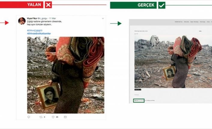 Zeytin Dalı Harekatı'nı karalamak isteyen terör örgütü PYD/PKK destekçileri, 1995'te