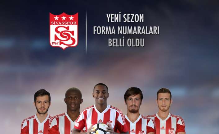 Demir Grup Sivasspor’da yeni sezonda futbolcuların giyeceği forma numaraları belli