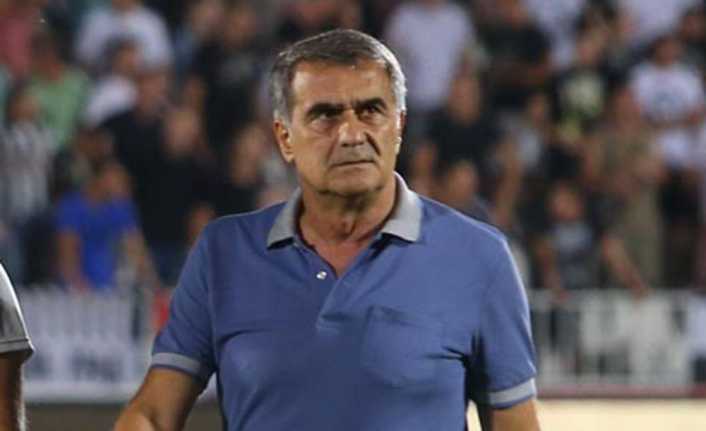 Beşiktaş Teknik Direktörü Şenol Güneş, Partizan ile 1-1 kaldıkları maçın