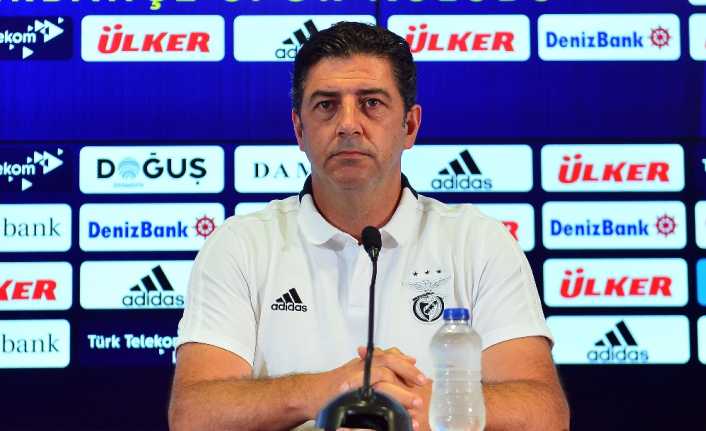 Benfica Teknik Direktörü Rui Vitoria, Fenerbahçe karşılaşması öncesinde düzenlenen basın