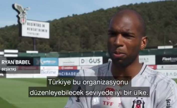 Beşiktaş’ın Hollandalı futbolcusu Ryan Babel, Türkiye’nin 2024 Avrupa Futbol Şampiyonası