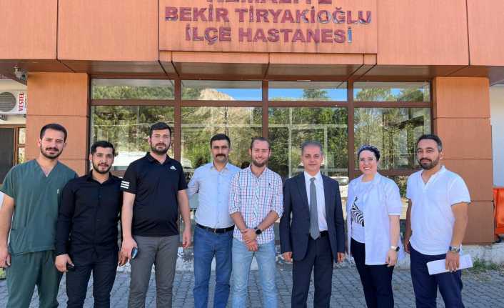 İl Sağlık Müdürü Dr. Cihan Tekin, Kemaliye İlçe Devlet Hastanesini